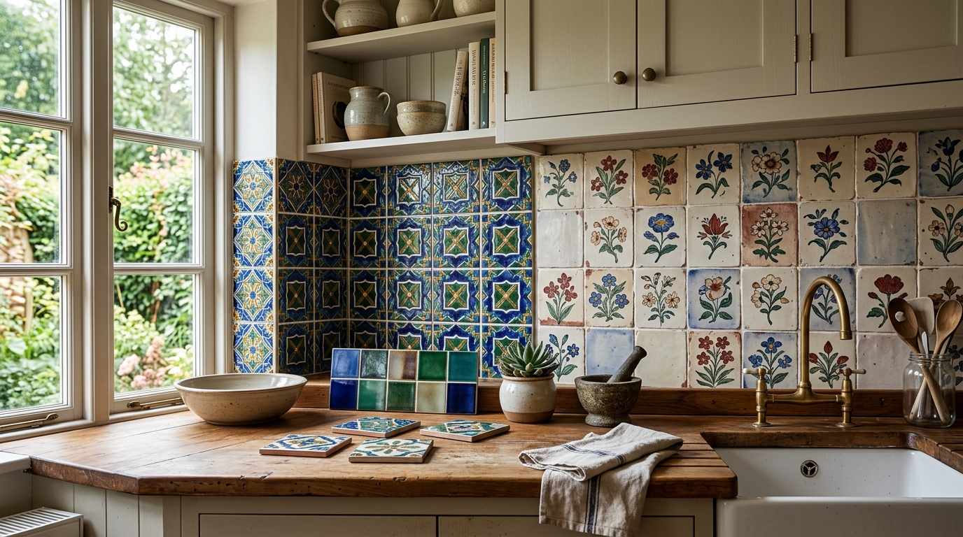 AI-Generated Custom Ceramic Tiles vs. Traditional Artisanal Tile Craftsmanship