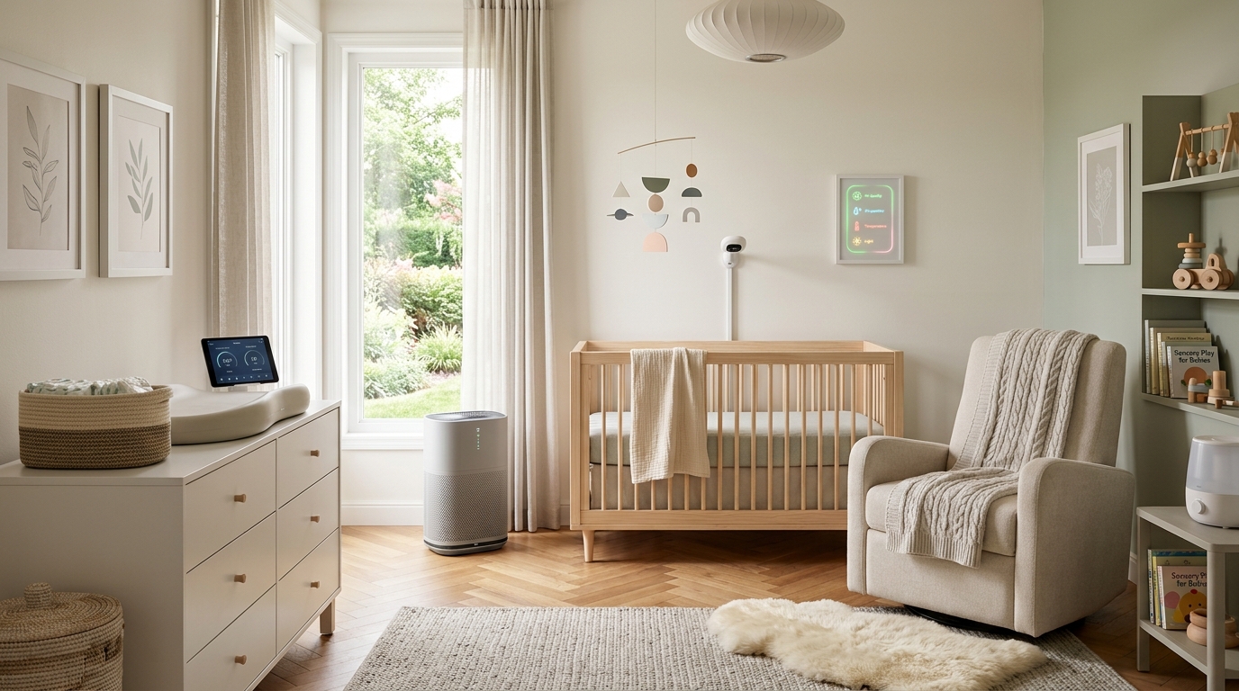 How to Design an AI-Optimized Sensory Nursery for Newborns