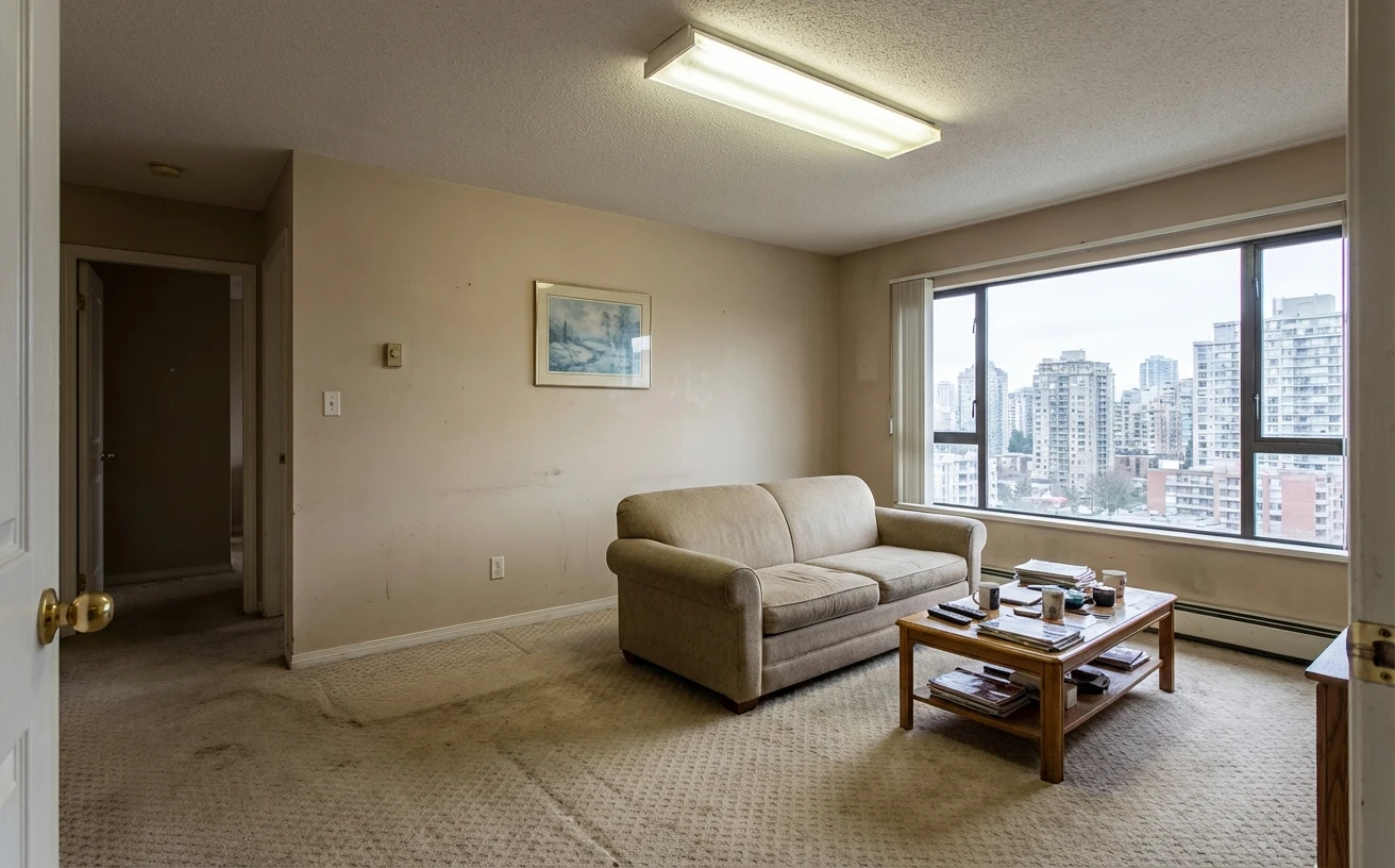 Room before Japandi redesign